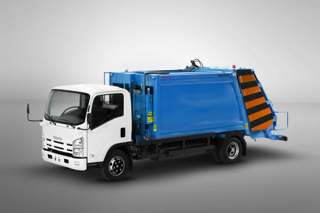 GARBAGE TRUCK NPR 82 L (CNG) Sam Auto Afghanistan